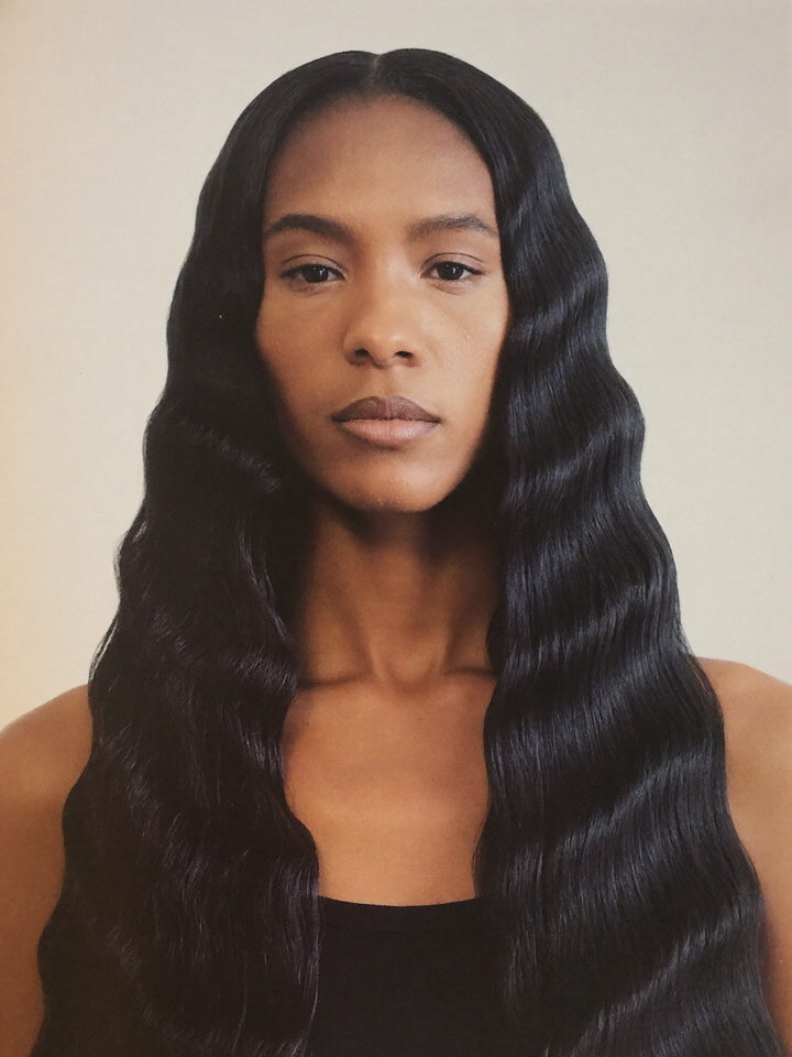 13 by 4 HD lace front, body wave, shown on a model